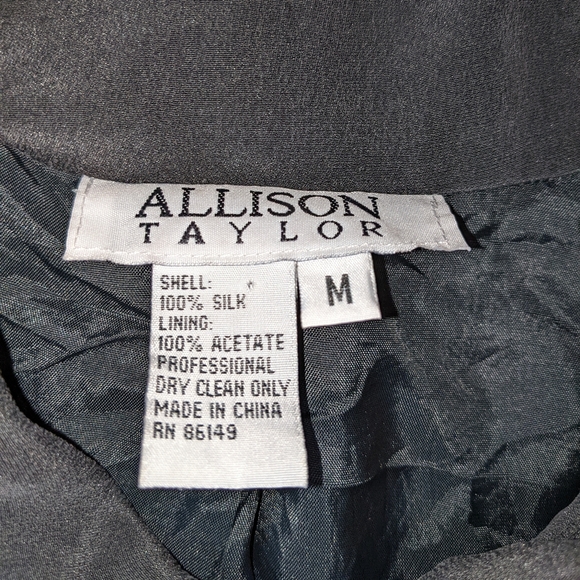 Allison Taylor black zipper jacket - Picture 3 of 15